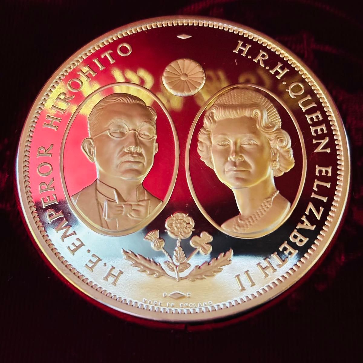 純銀】天皇皇后両陛下御外遊記念メダル 昭和天皇 1971年 記念硬貨4点