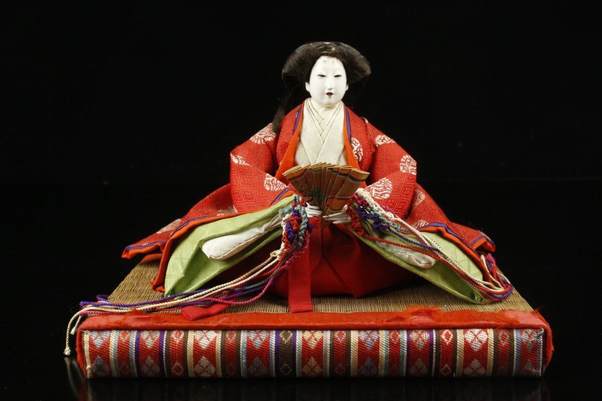 丸平代々の雛人形 【LIG】明治期 雛人形一対 京都 丸平 大木平蔵 十