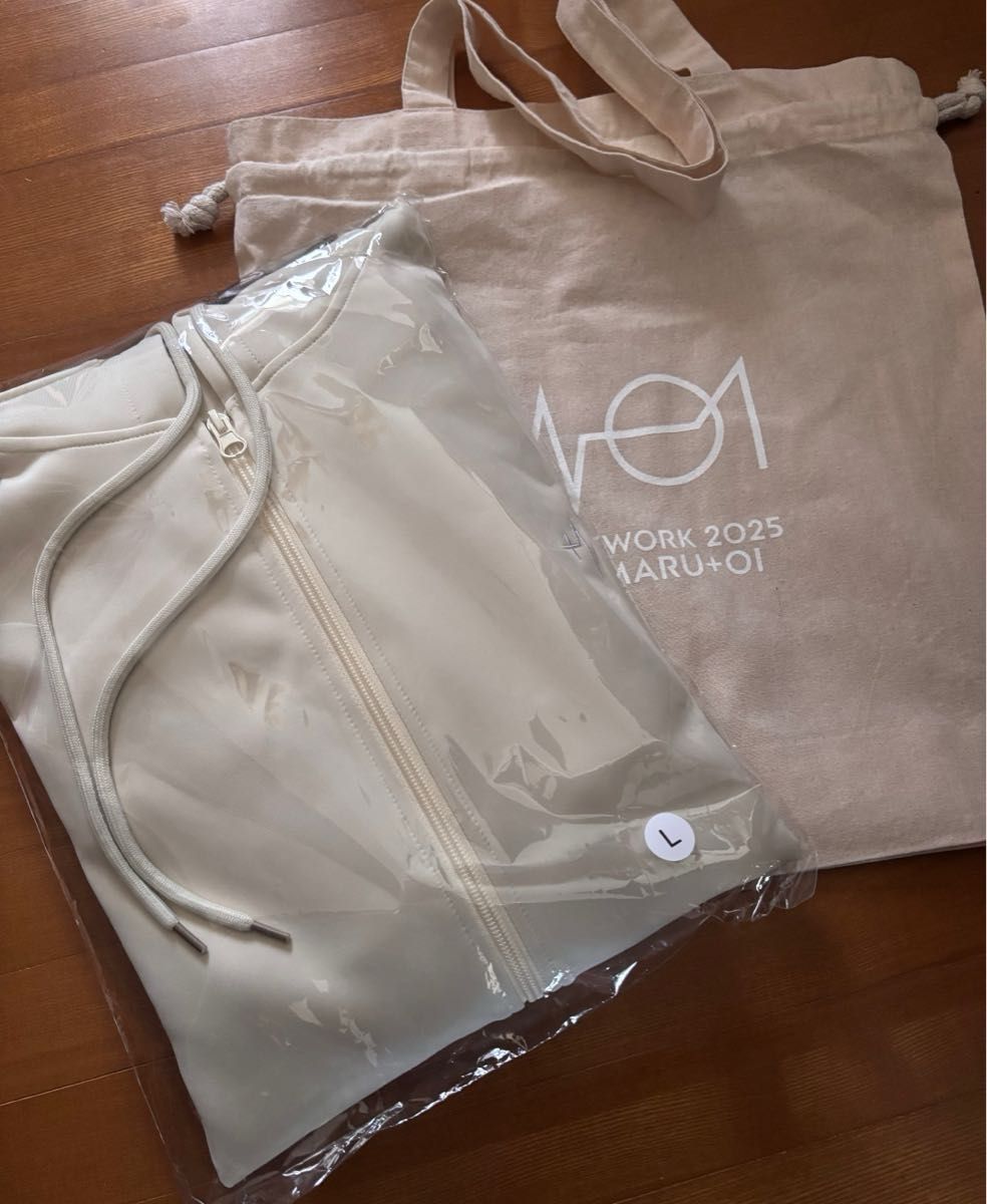 TM NETWORK 2025 YONMARU+01 ジップパーカーLサイズ オフホワイト