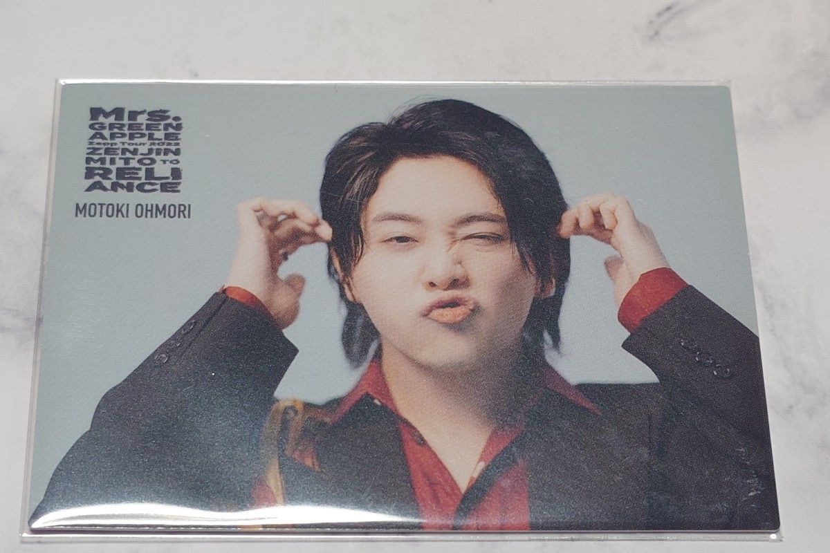 Mrs GREEN APPLE ゼンジン未到とリライアンス フォトカード 002大森元