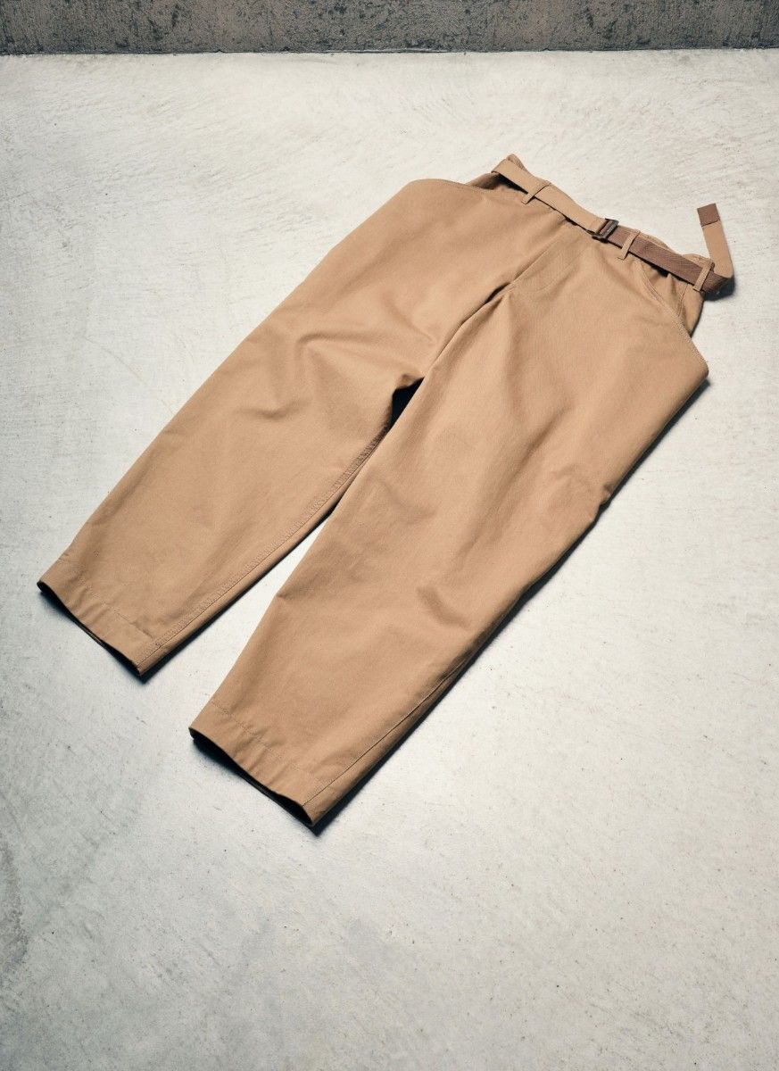 SACAI 25SS Cotton Chino Pants ベージ サイズ 0 25-03894M サカイ
