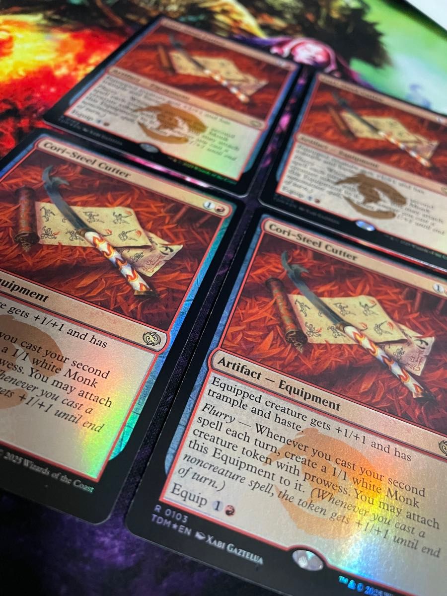 MTG コーリ鋼の短刀 英 Cori-Steel Cutter 4枚セット コーリ鋼の短刀