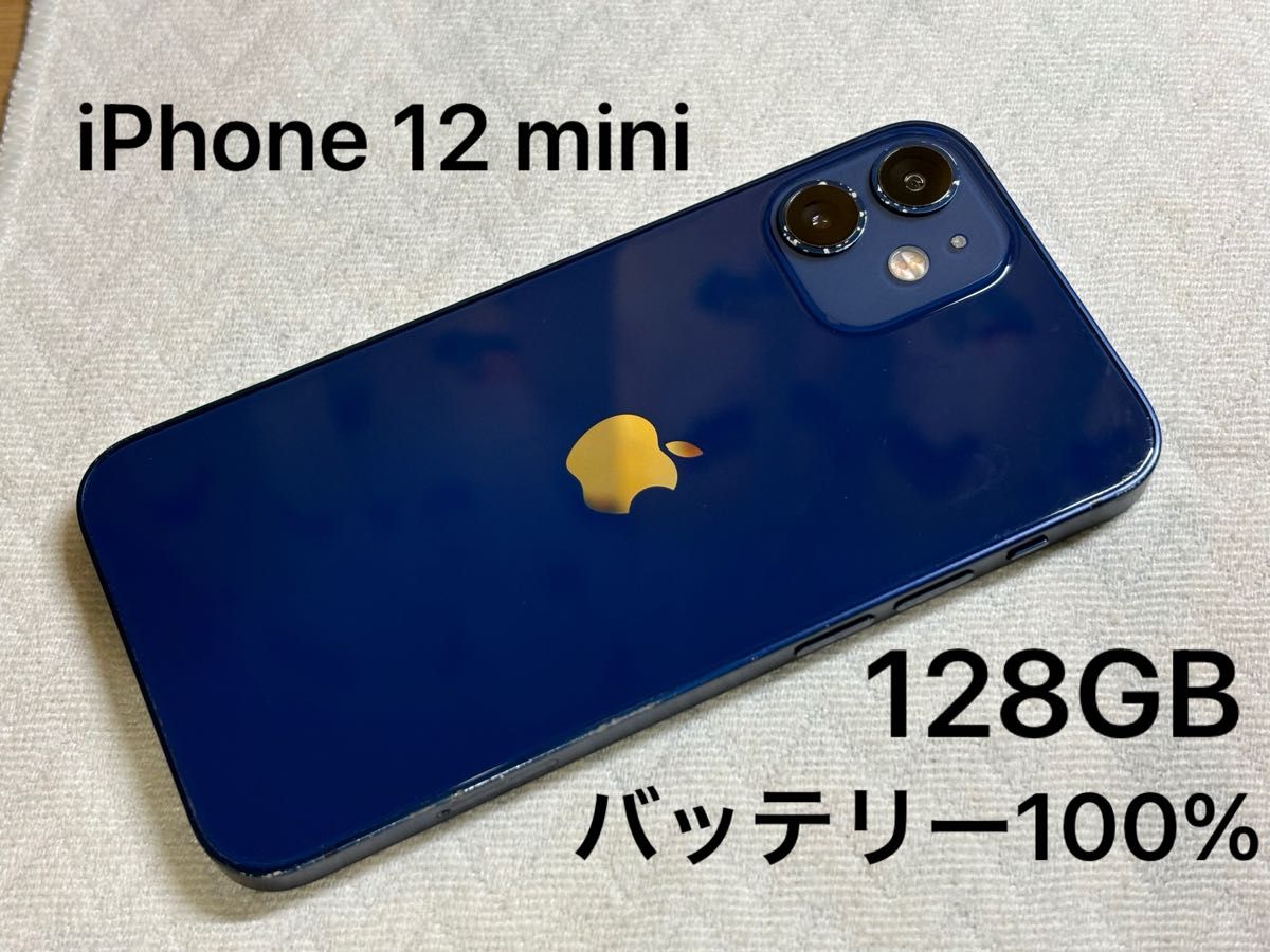 iPhone12 mini ブルー 128GB バッテリー79% iPhone 12mini ブルー 本体