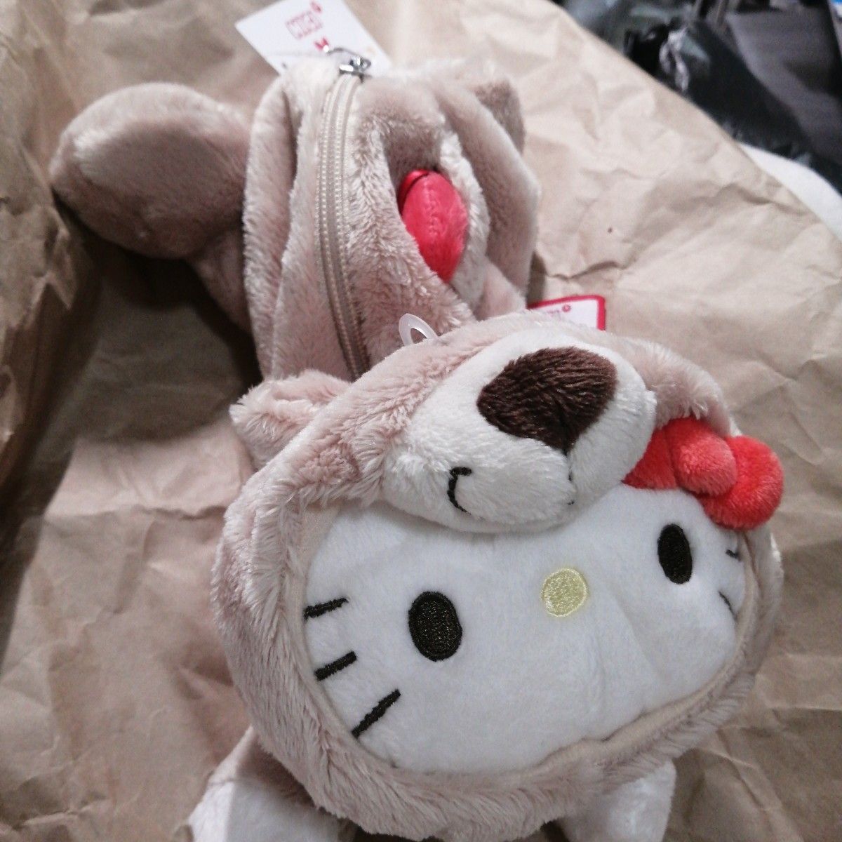 新品未使用 キティ ラブべア NICl ペンケース ぬいぐるみ サンリオ