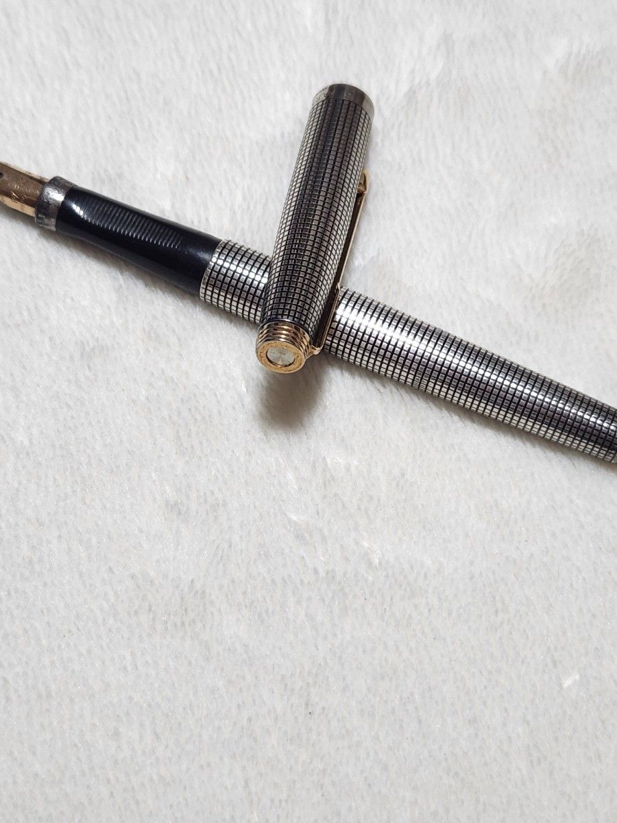 PARKER パーカー 万年筆 シズレ STERLING SILVERペン先14K XF USA 1970