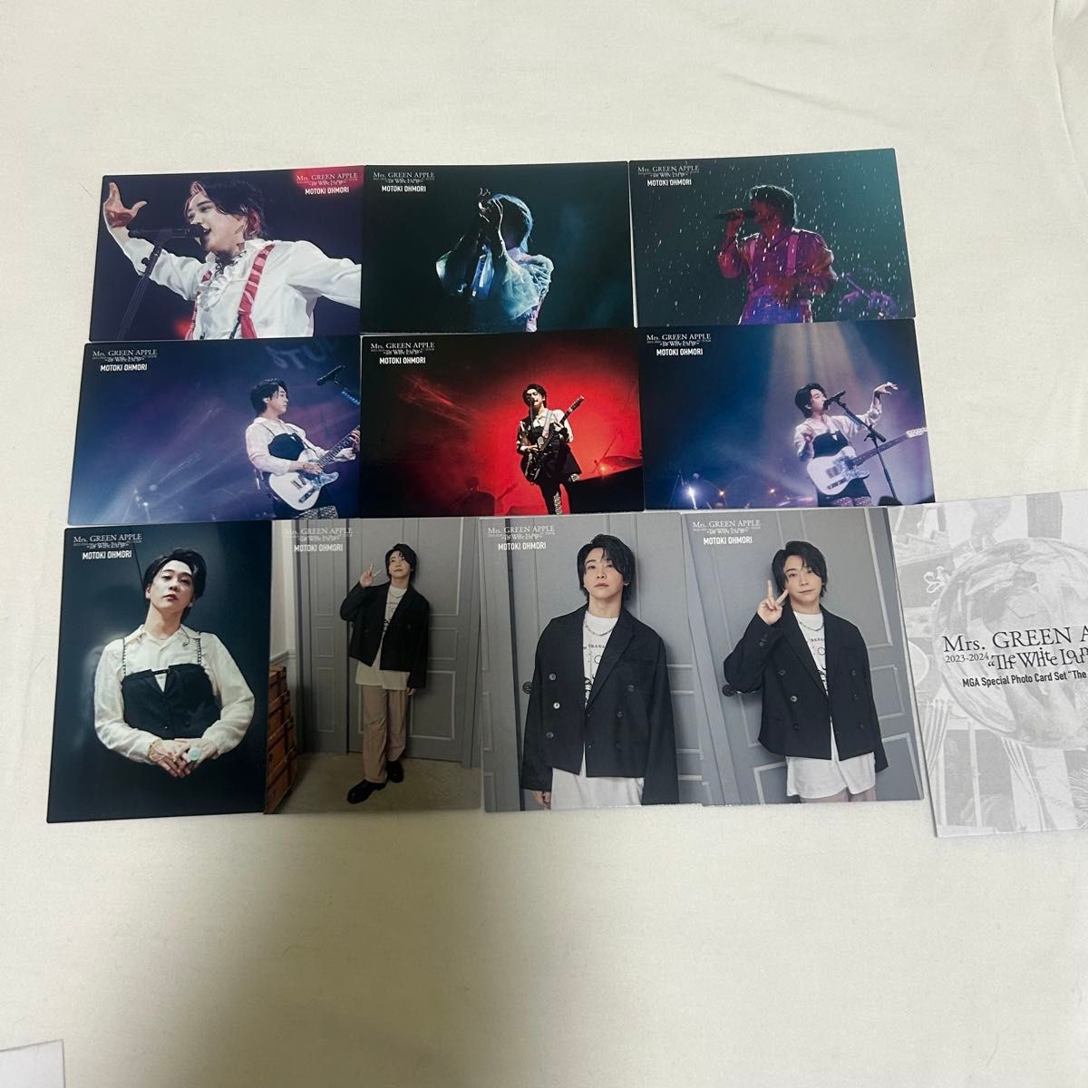 Mrs GREEN APPLE ホワイトラウンジ フォトカード 大森元貴 10点②
