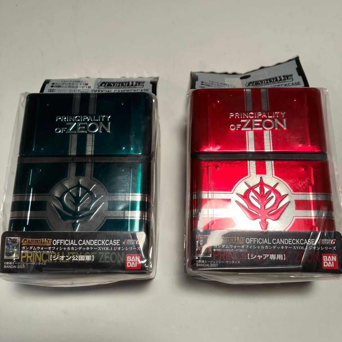 激レア】ガンダムウォー カンデッキケース ジオンシリーズ フルコンプ