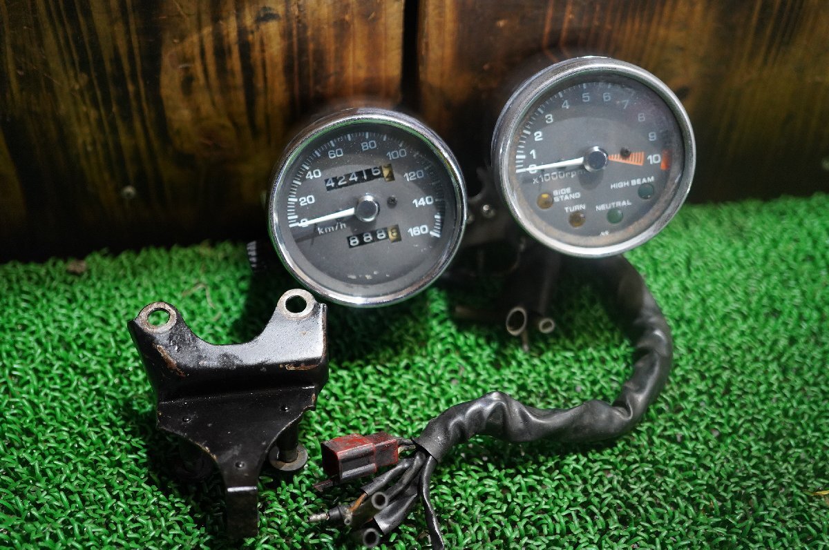 クラブマン GB250☆スピードメーター タコメーター メーターステー