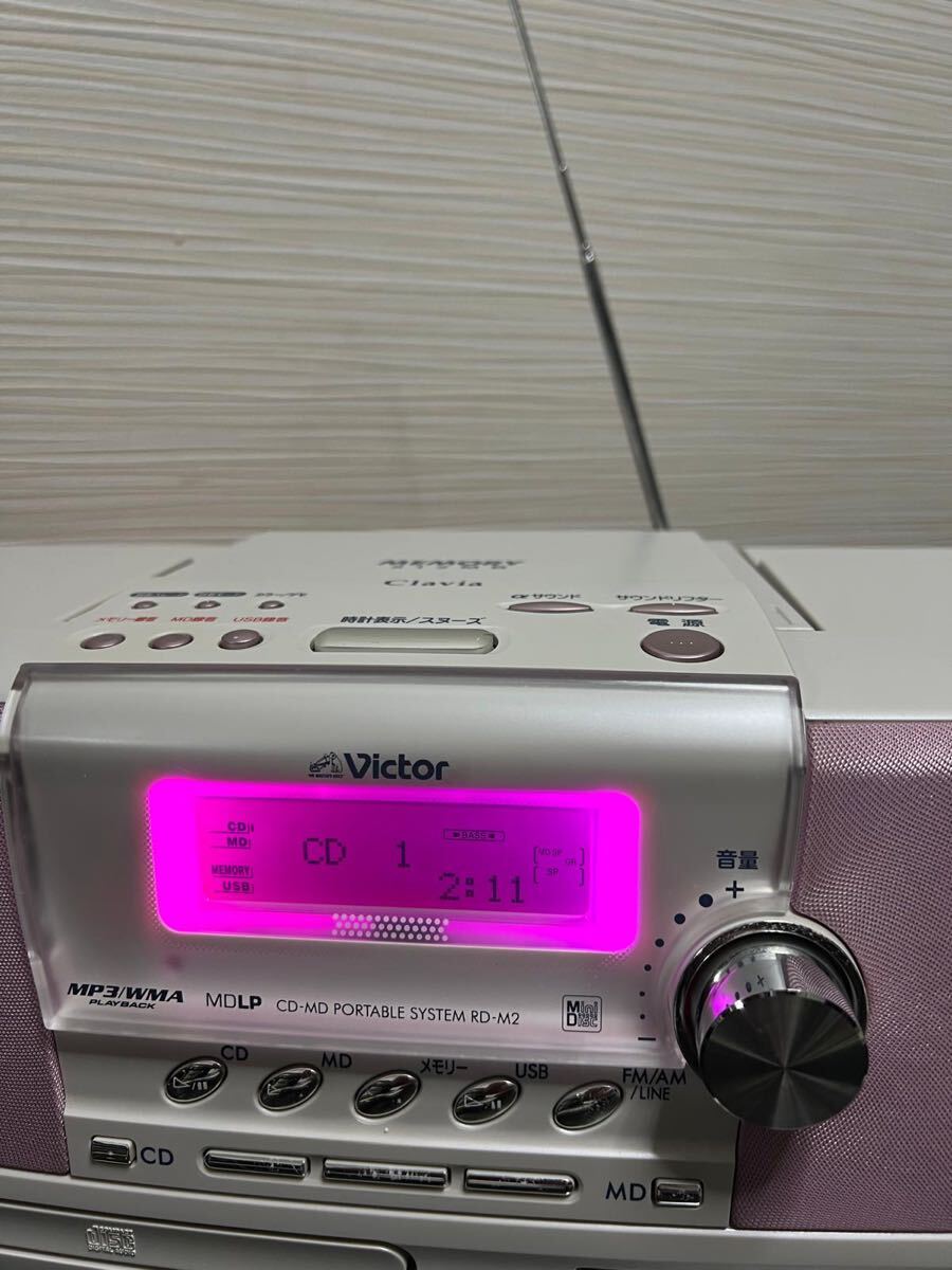 動作品！未使用近いVictor ビクター RD-M2 Clavia CD-MD オーディオ機器