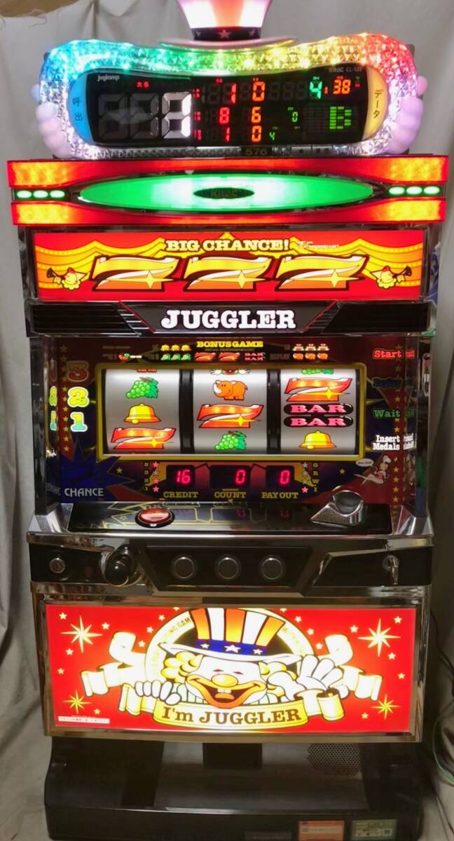 ゆわわ】6号機.パチスロSアイムジャグラーEX.TP.赤ジャグランプ ゆわわ】6