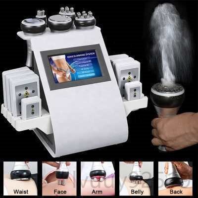 6in1 脂肪溶解リポレーザー & 40Kキャビテーション RF セルライト除去