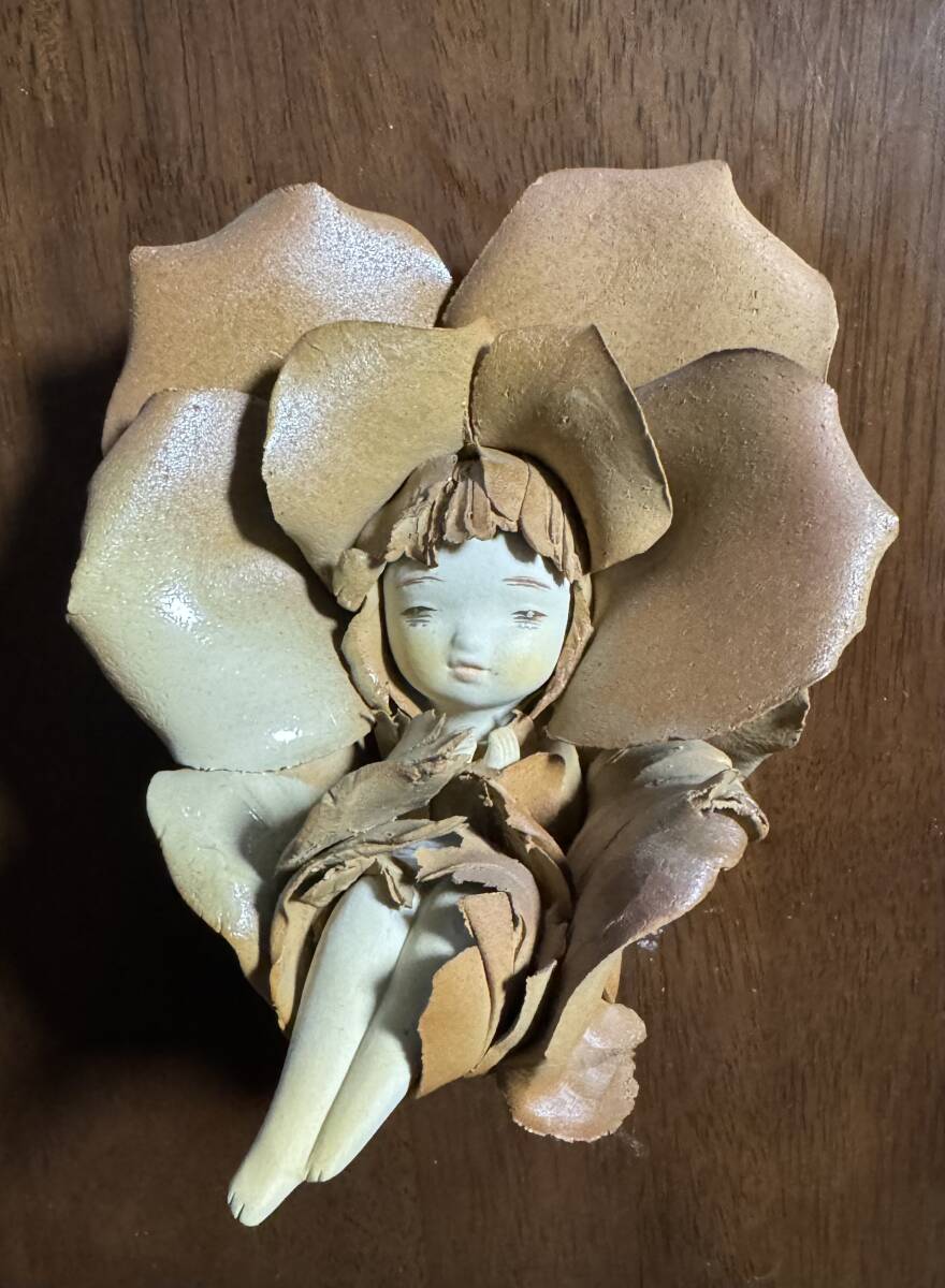 創作人形作家 竹内祥子 森の妖精 置物 陶器
