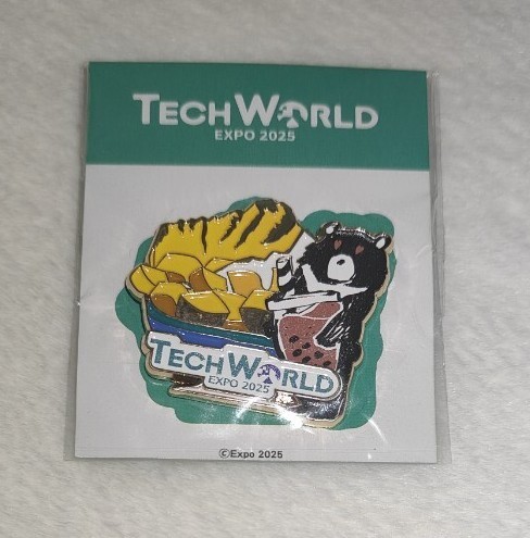 非売品 EXPO2025 TECH WORLD パビリオン ピンバッジ 新品未開封 大阪