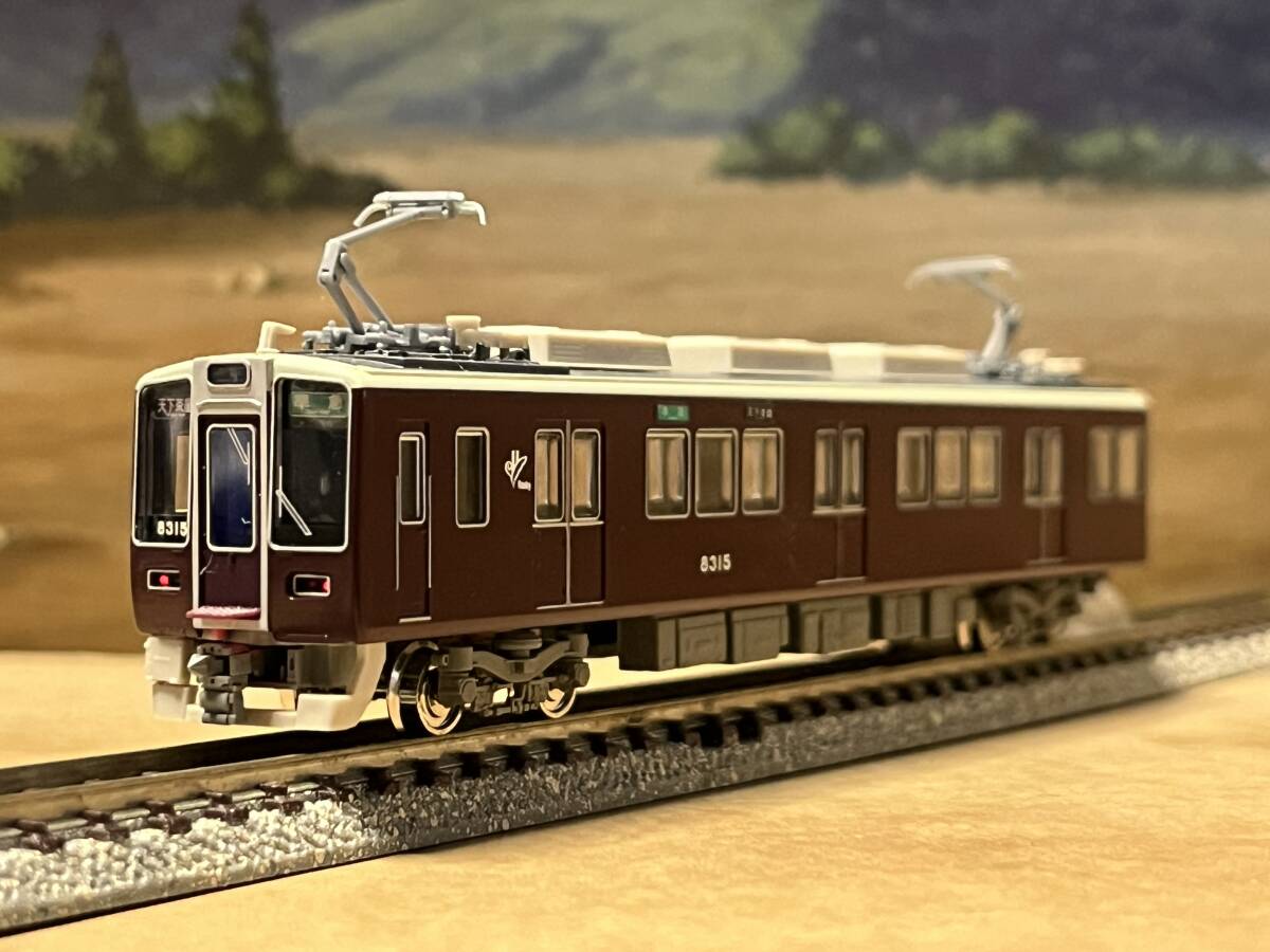 阪急京都線8300系 8315f 3次車 シングルアームパンタ車8両 阪急