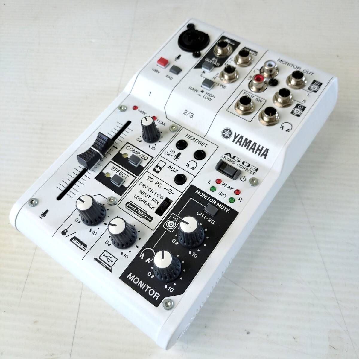 YAMAHA AG03 オーディオインターフェイス 箱無し YAMAHA AG03 □YAMAHA