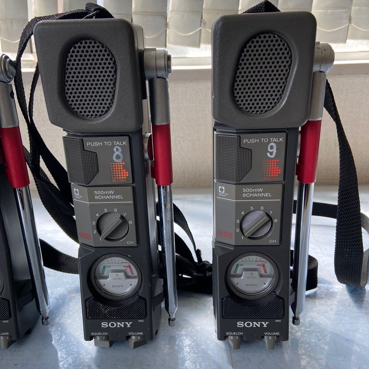 SONY ソニー ICB-87R 市民ラジオ トランシーバー 2台 SONY ソニー ICB