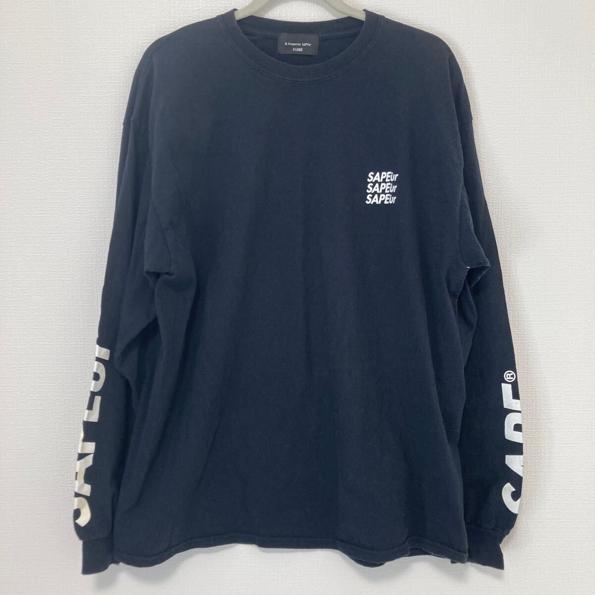 SAPEur サプール Tシャツ・カットソー XL 黒