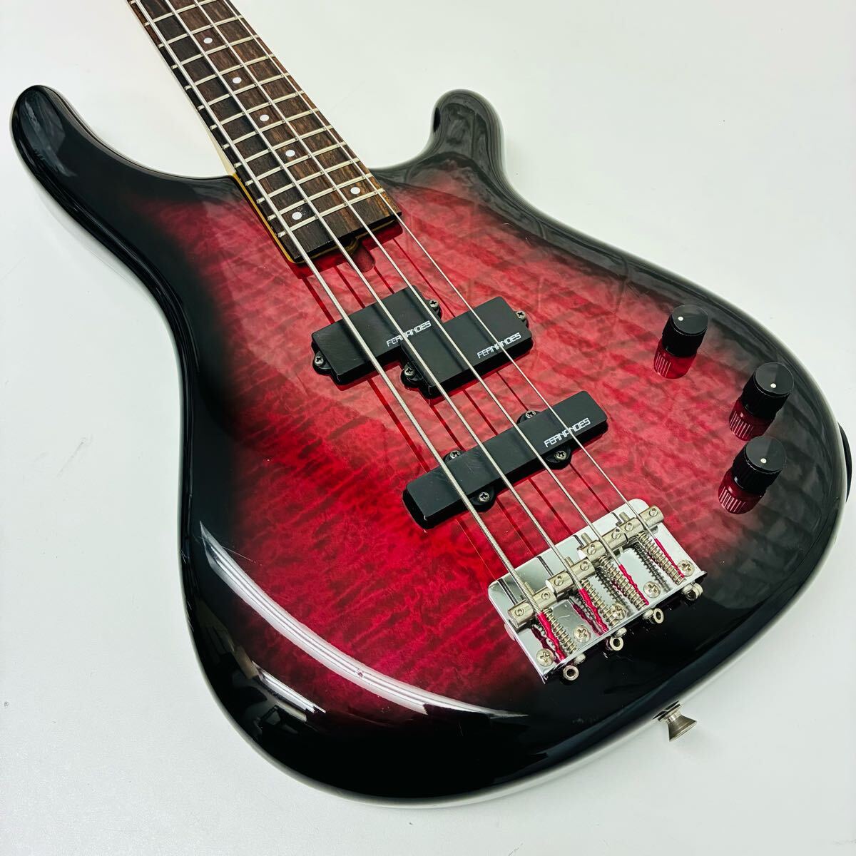 FERNANDES FRB-40 フェルナンデス キルトメイプルトップ レッド