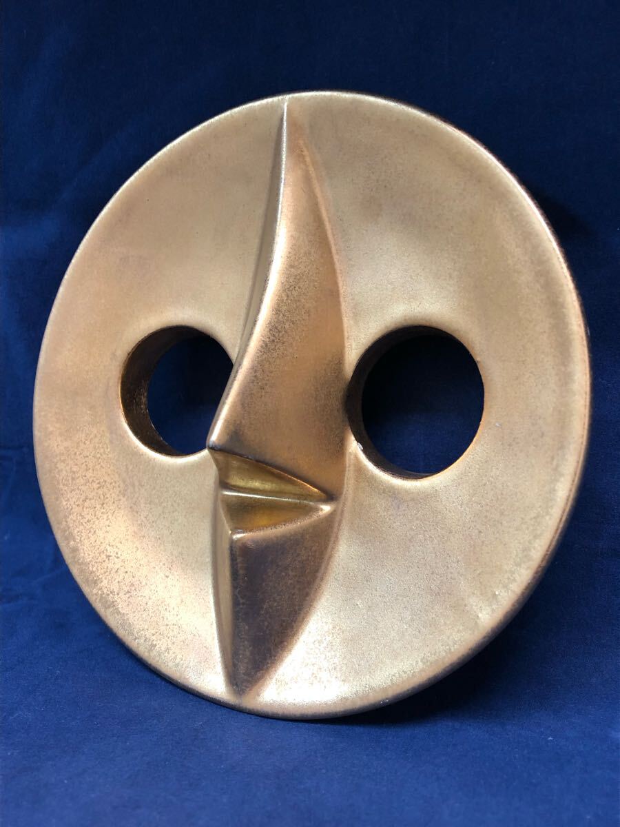 岡本太郎当時物太陽の顔銀大阪万博