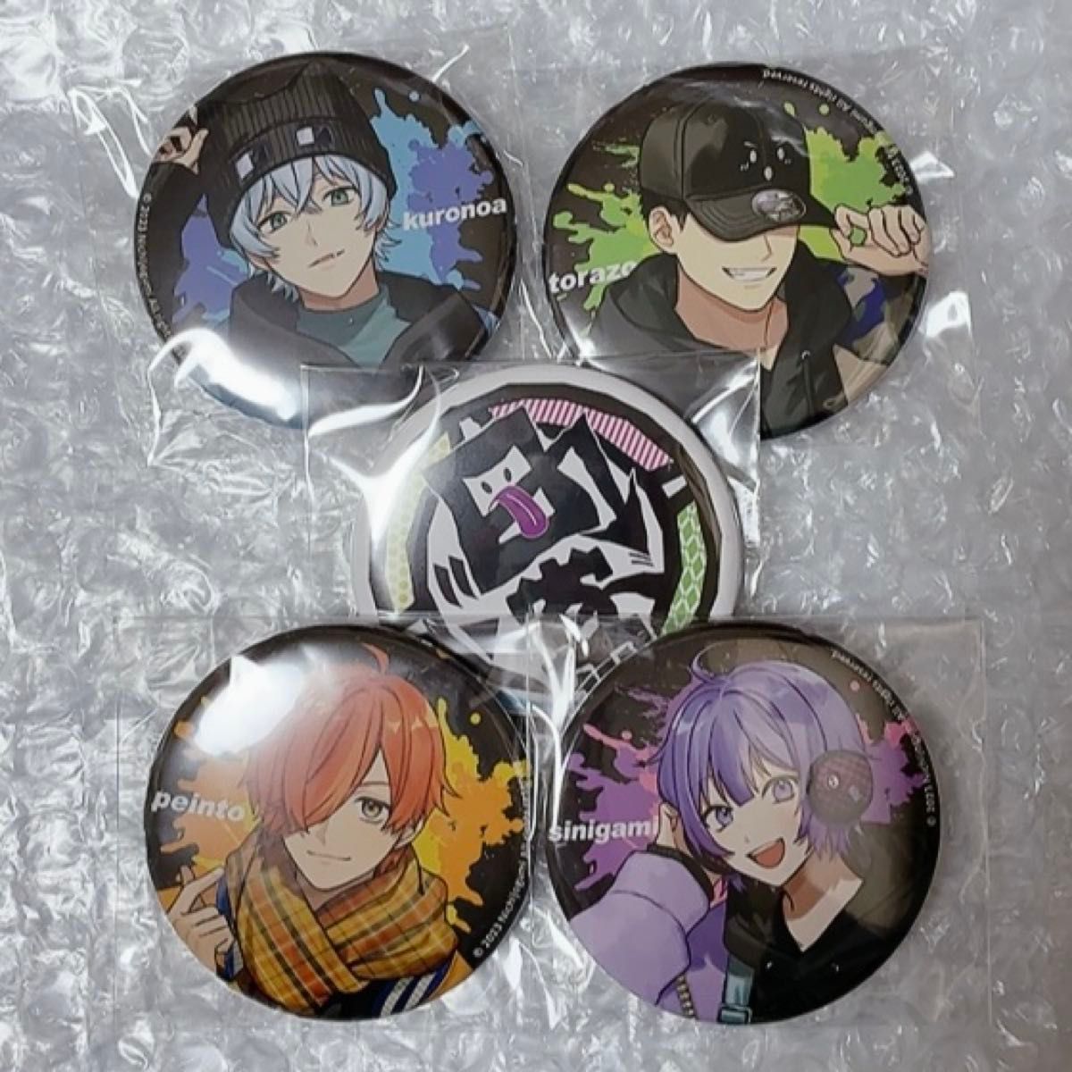 日常組 しにがみさん ZOZOTOWNコラボ 缶バッチ 最終お値下げ[日常組