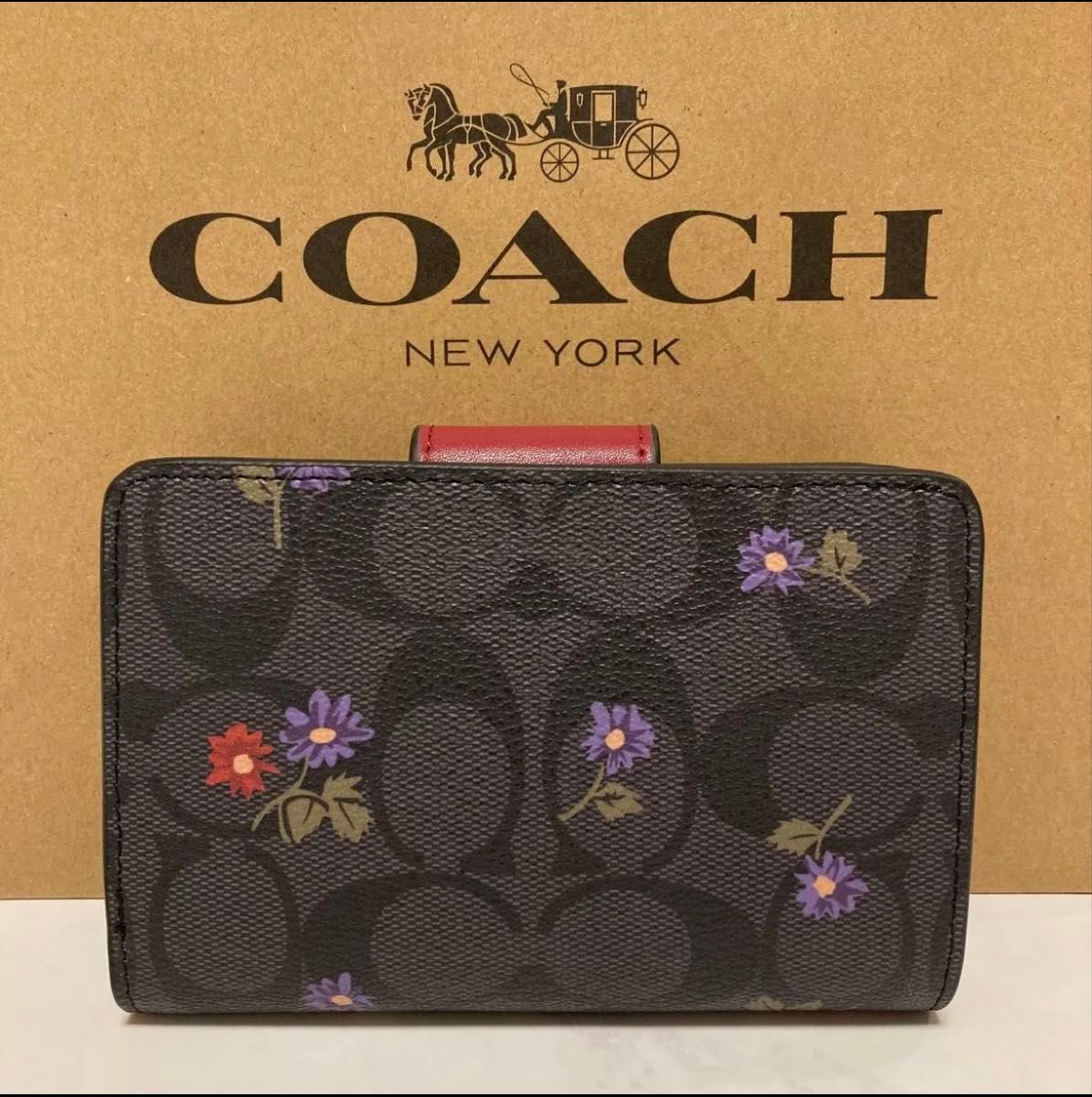 COACH コーチ シグネチャー 二つ折り財布 新品 箱付