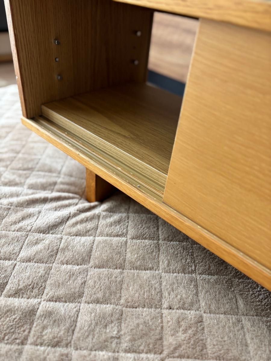 toko 廃盤品 無印良品 テレビボード 110cm タモ材 SE11TV toko 廃盤品