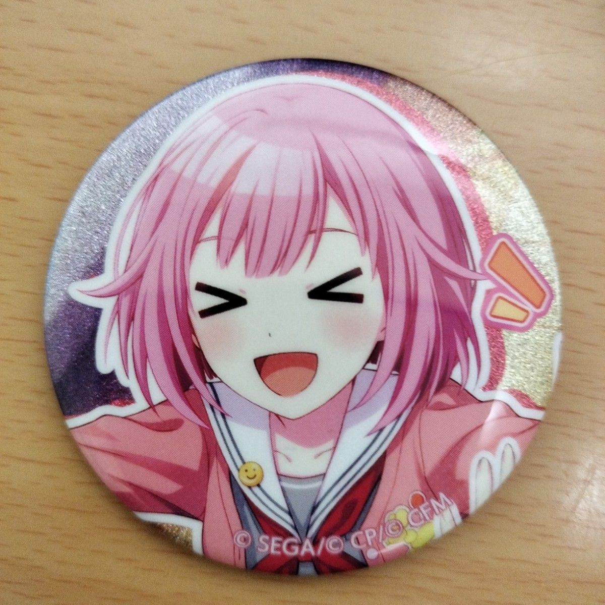 プロセカ 鳳えむ 3B グリッター缶バッジ グリ缶 スマドリ 特訓前 グリ