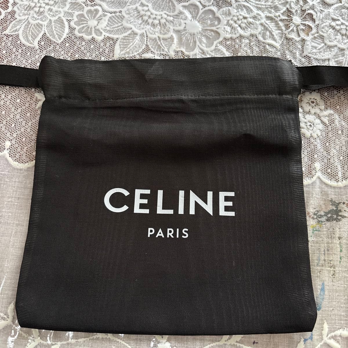 CELINE セリーヌ 巾着袋 保存袋 ブラック 黒｜Yahoo!フリマ（旧PayPay
