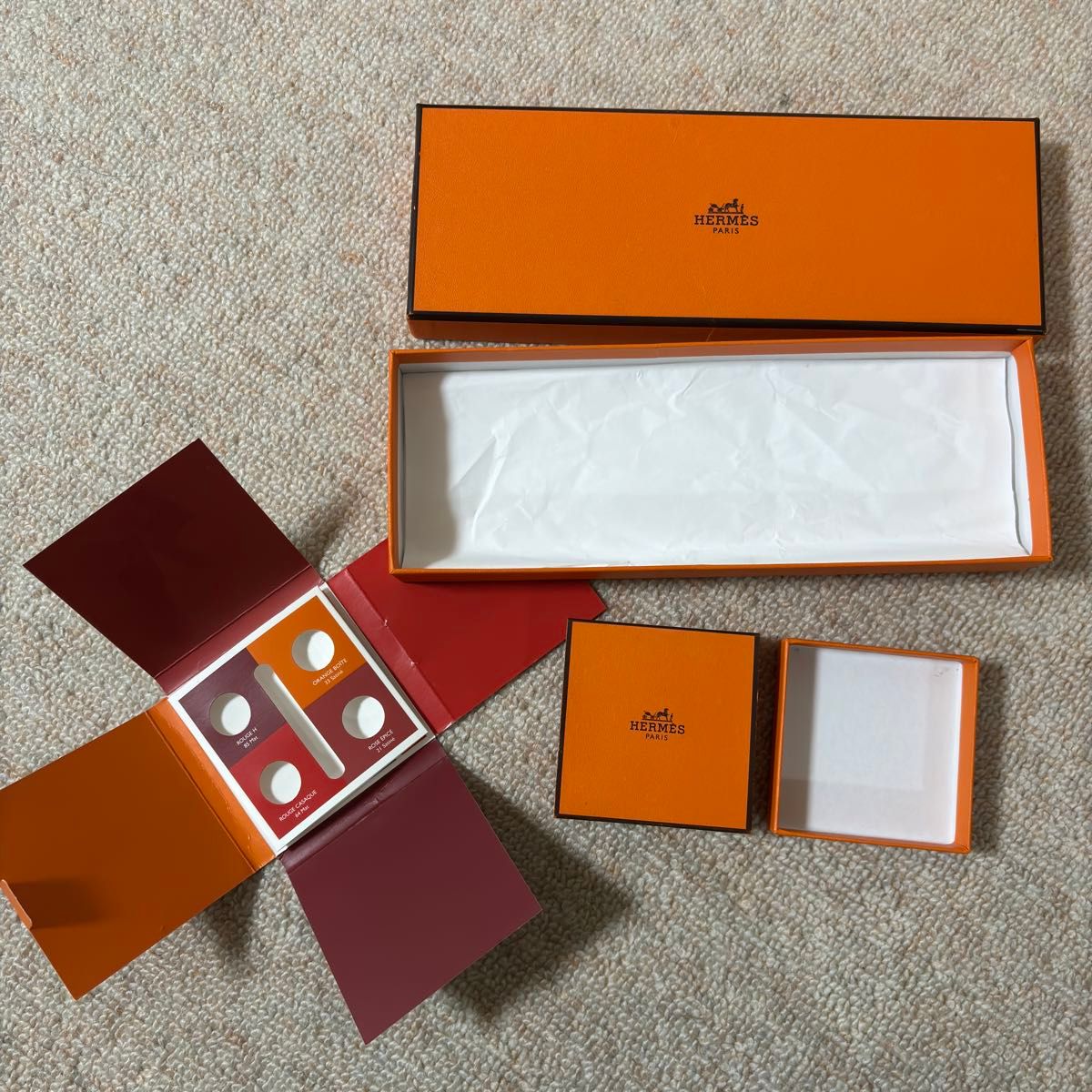 エルメスブレスレット2本セット、 空箱 紙袋