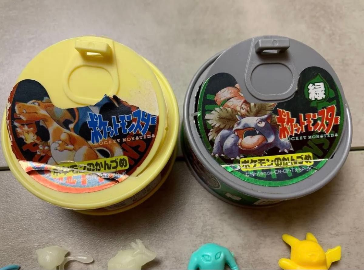 ポケモンのかんづめ 赤 緑 ミニフィギュア けしモン 消しゴム いろいろ