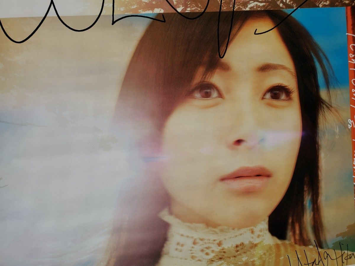 宇多田ヒカル『SAKURAドロップス』告知用B2ポスター(非売品) Yahoo