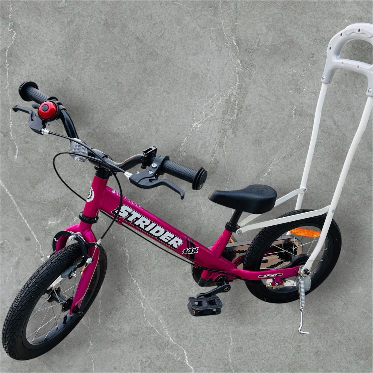 STRIDER ストライダー 14X ピンク｜ペダル・スタンド付属／直接受渡