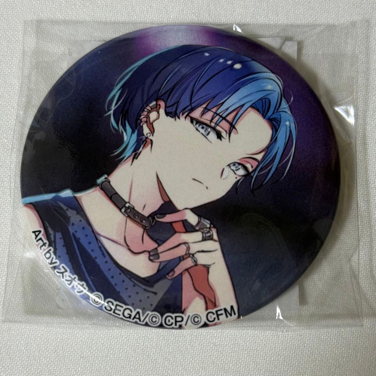 プロセカ 青柳冬弥 グリッター缶バッジ 20A プロセカ グリ缶 青柳冬弥