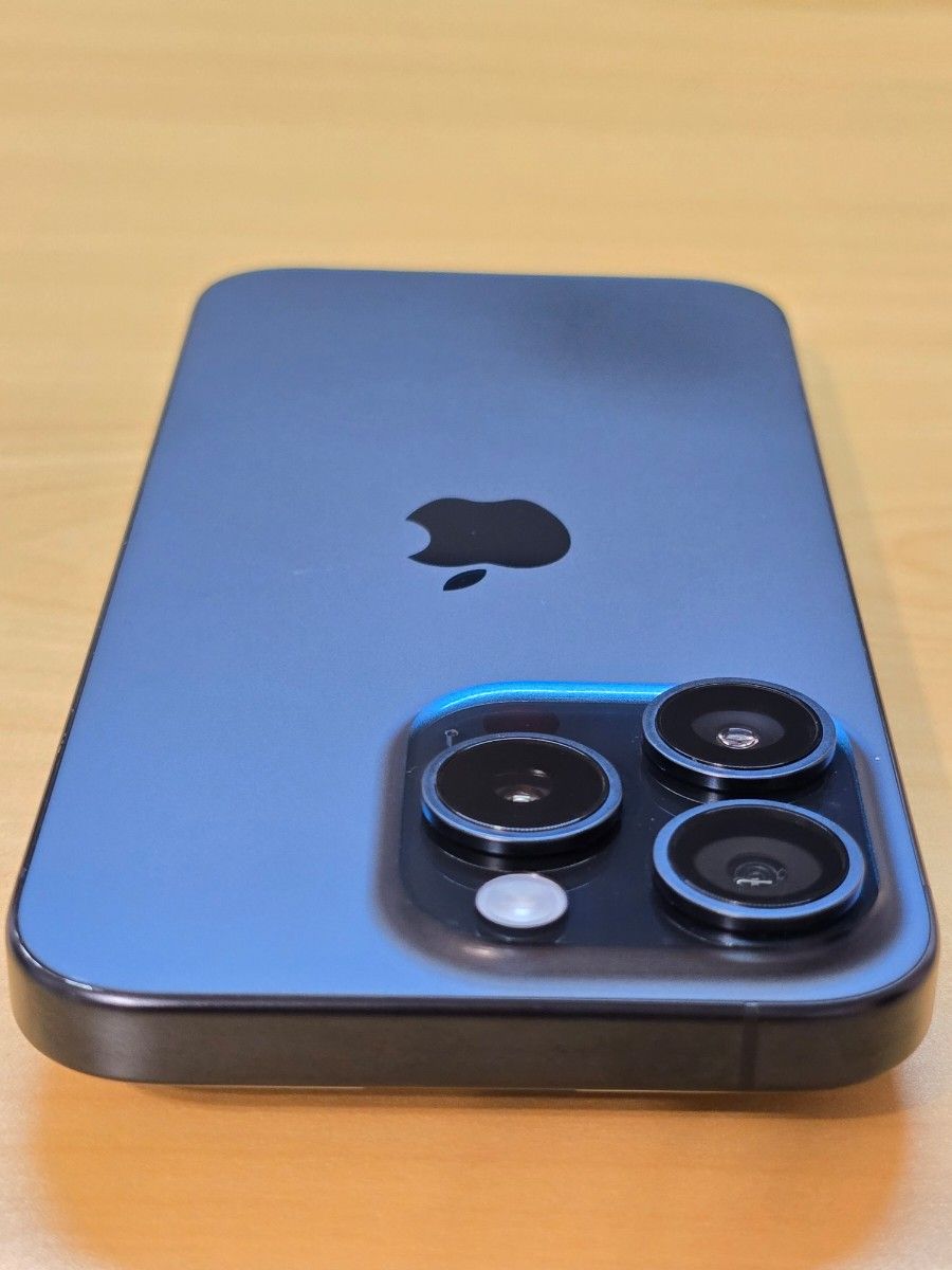 iPhone15pro 128GB ブルーチタニウム 美品】iPhone15pro ブルー