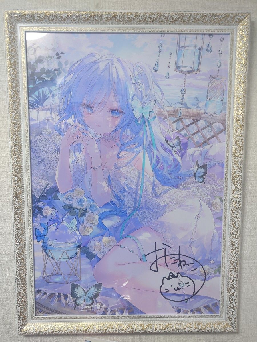ももこ先生 初版 初画集 直筆サイン入り ももこ】直筆サインA3複製原画