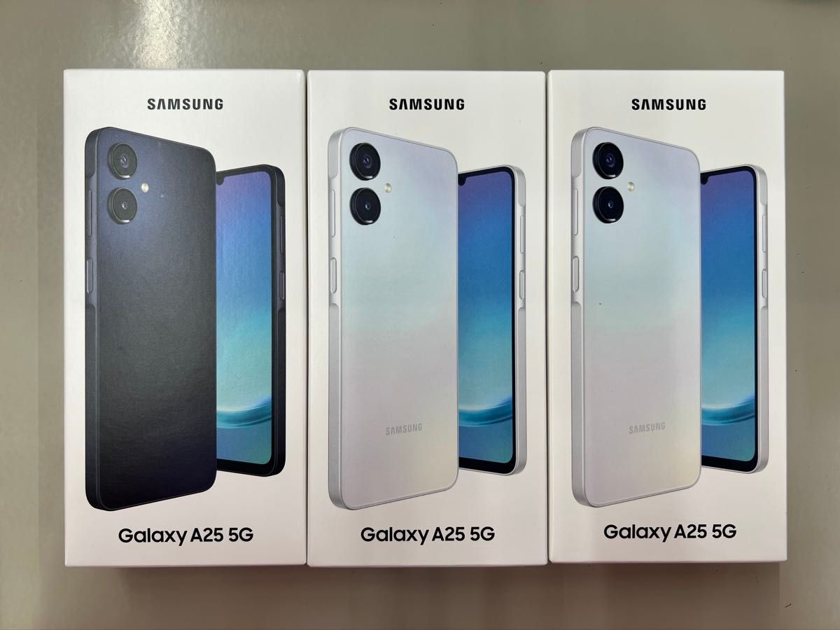 Samsung Galaxy A25 5G ブラック 2台セット トップ Samsung Galaxy A25