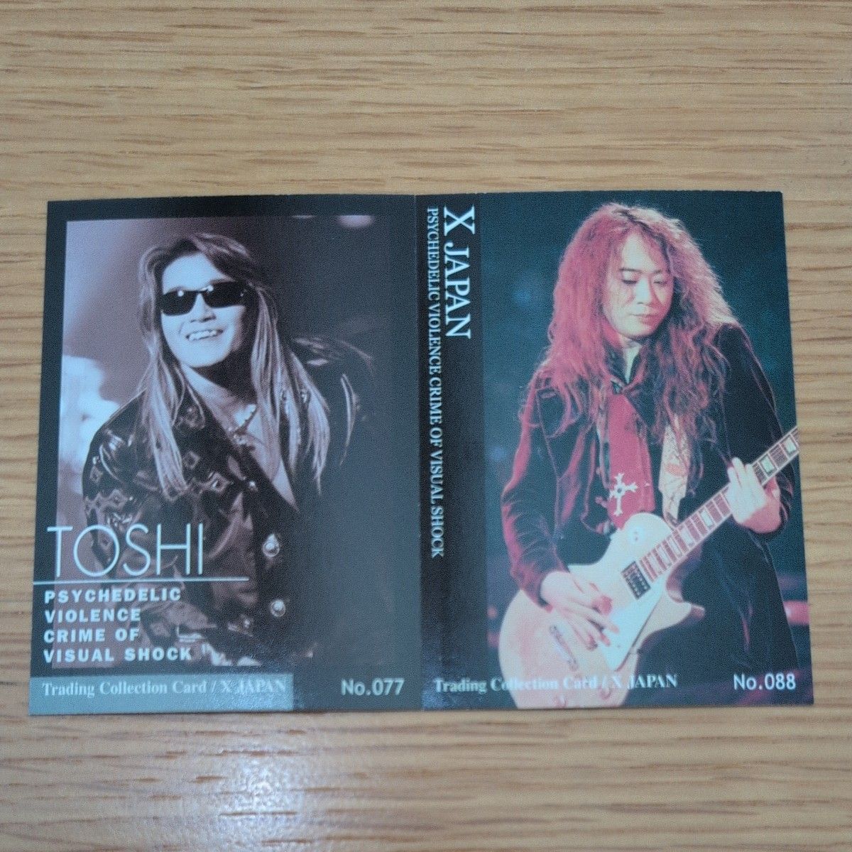 トレーディングカードコレクション X JAPAN 1PACK 9枚 YOSHIKI TOSHI