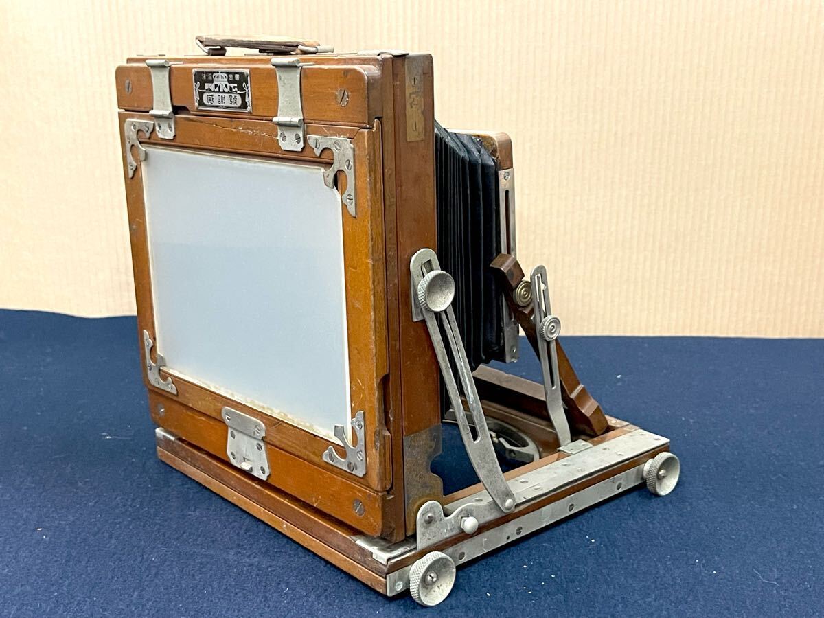 ジャンク扱 木製カメラ 蛇腹 レトロ ジャンク扱 木製カメラ 蛇腹