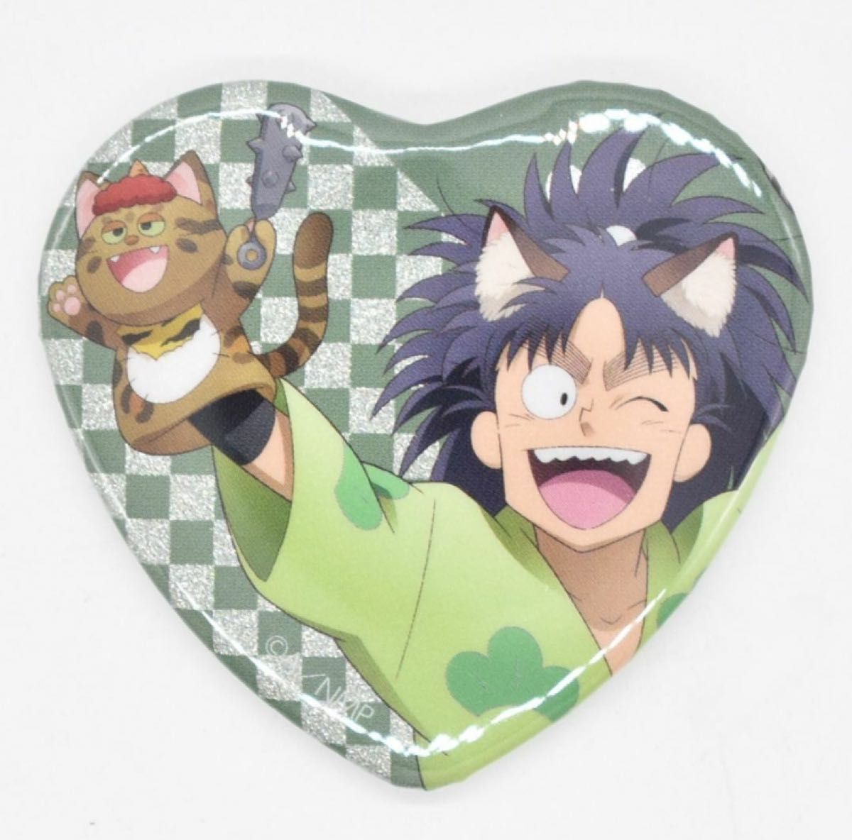 忍たま乱太郎 忍たま 七松小平太 缶バッジ ハート缶 ナンジャタウン