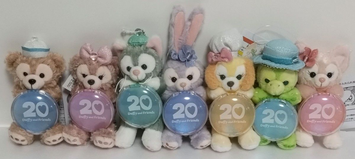 カラフルハピネス ぬいぐるみチャーム7点コンプリートセット 東京