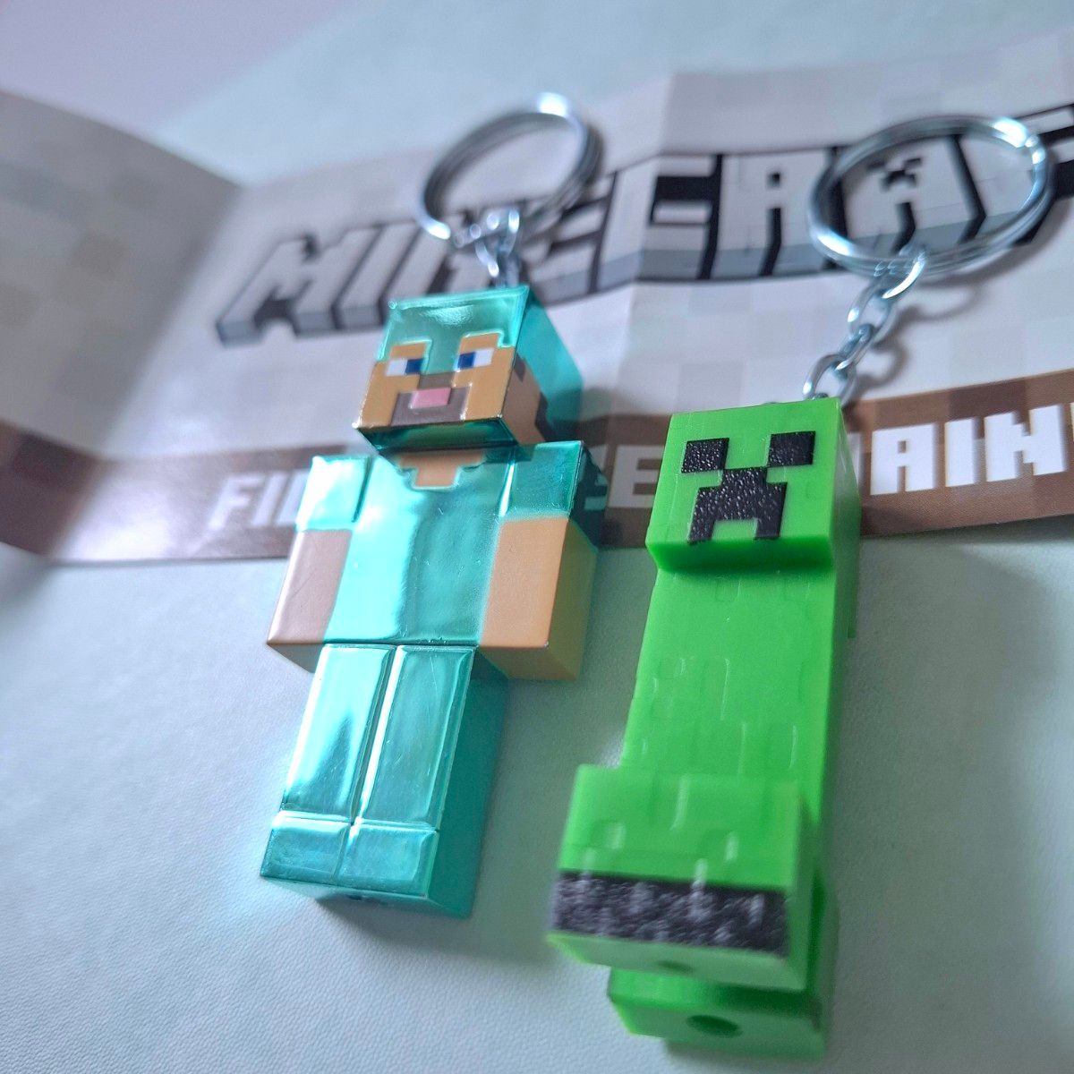 マインクラフトMinecraftマイクラフィギュアキーチェーン シークレット