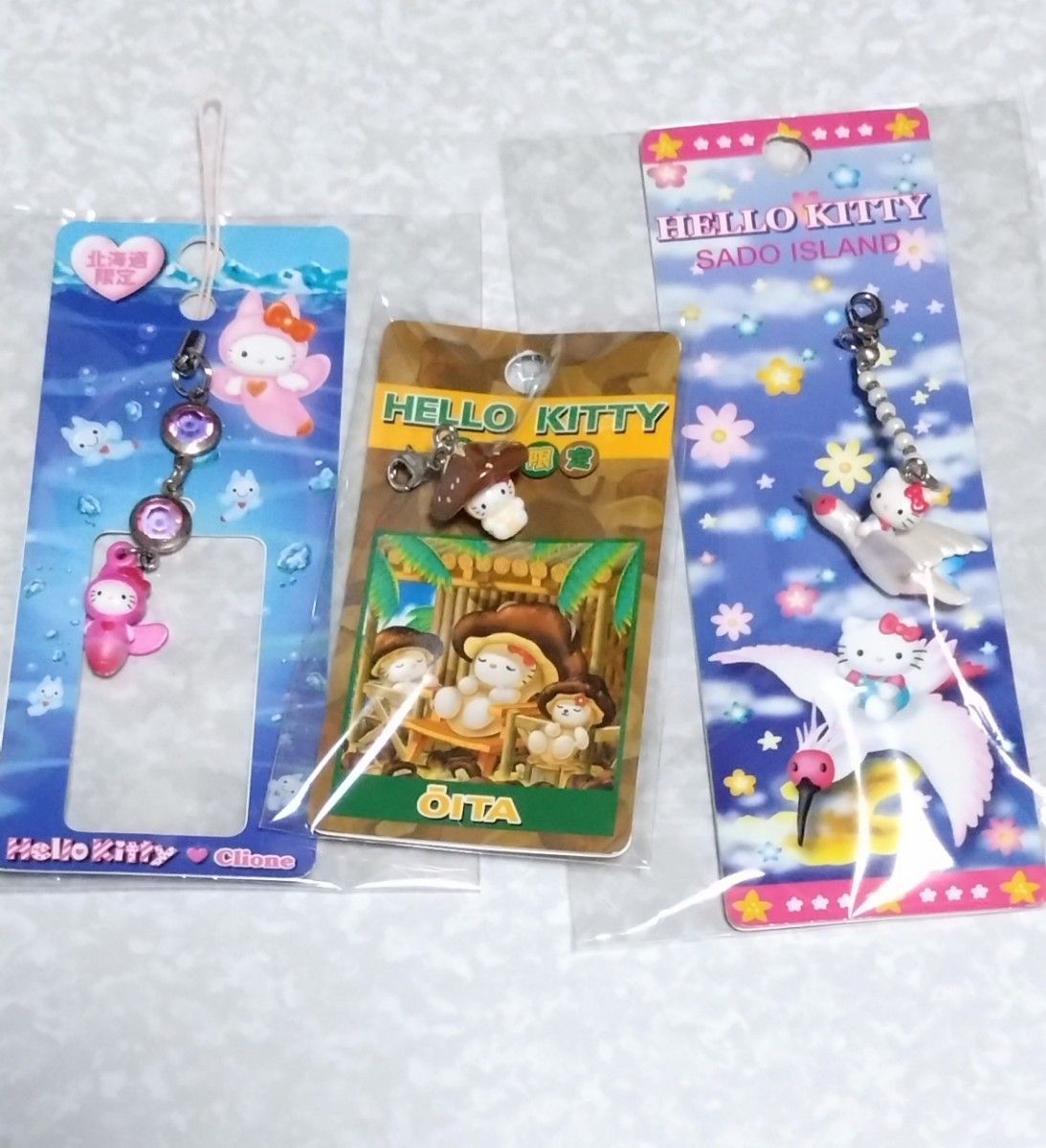 ハローキティ 根付け ファスナー マスコットkitty ご当地 ストラップ