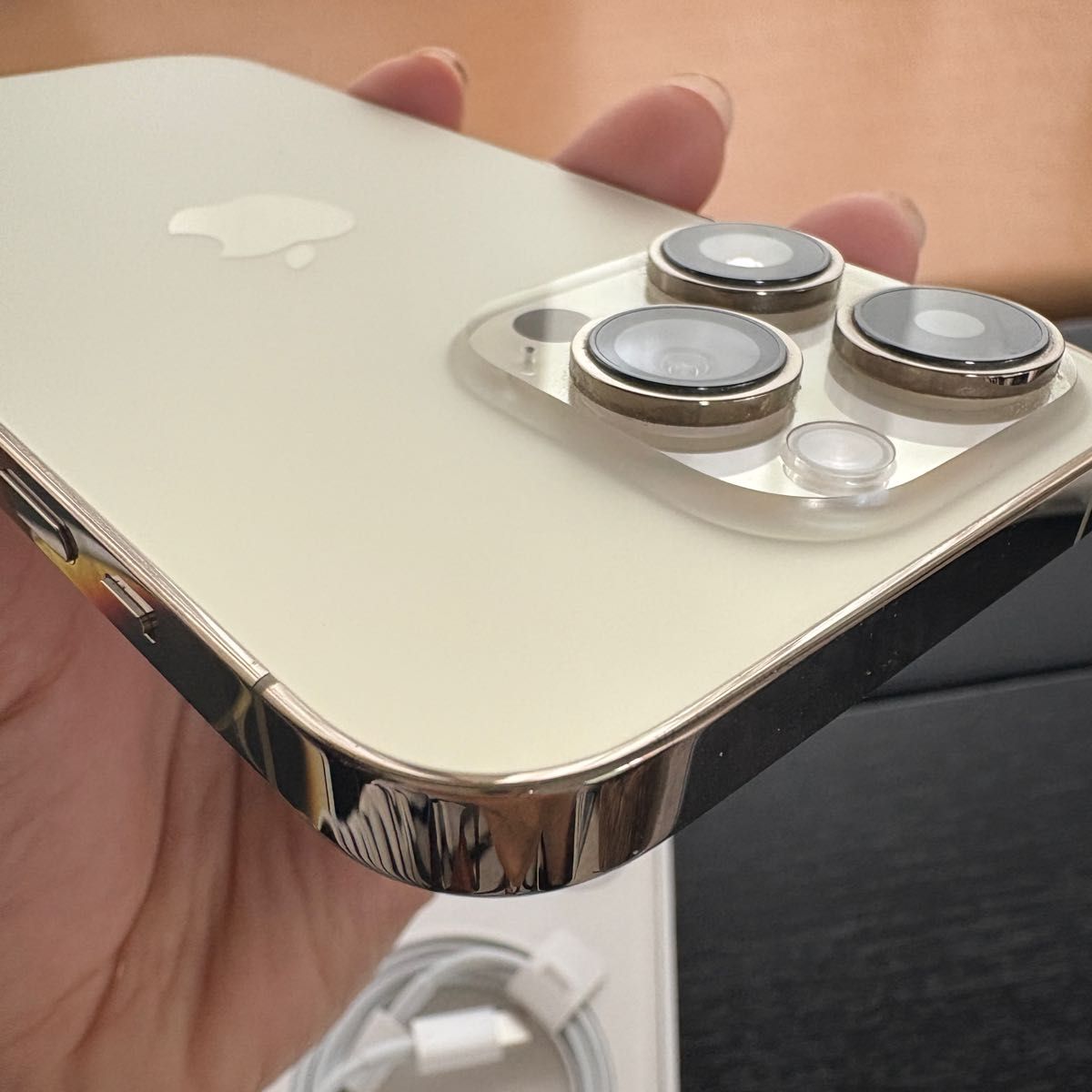 iphone14Pro128gbゴールドSIMフリーバッテリー100% iphone14Pro128gb