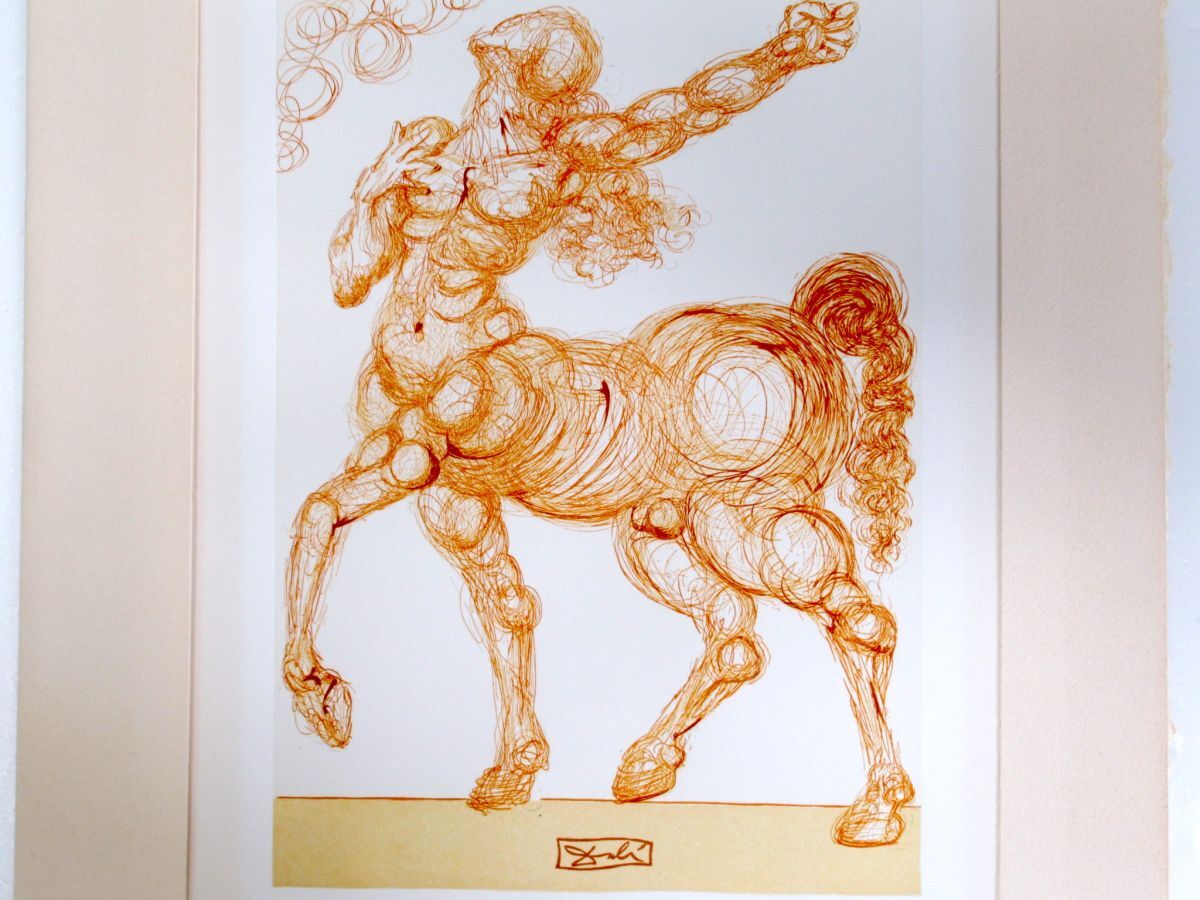 真作 サルバドール ダリ リトグラフ 限定500部 保証書付 エディション