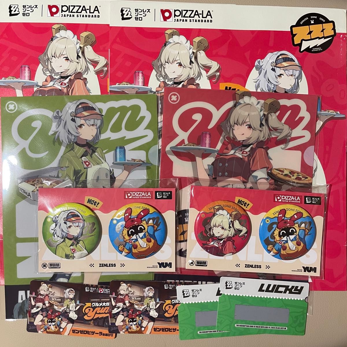 ゼンレスゾーンゼロ ピザーラ コラボ バーニス アンビー ゼンゼロ 8点