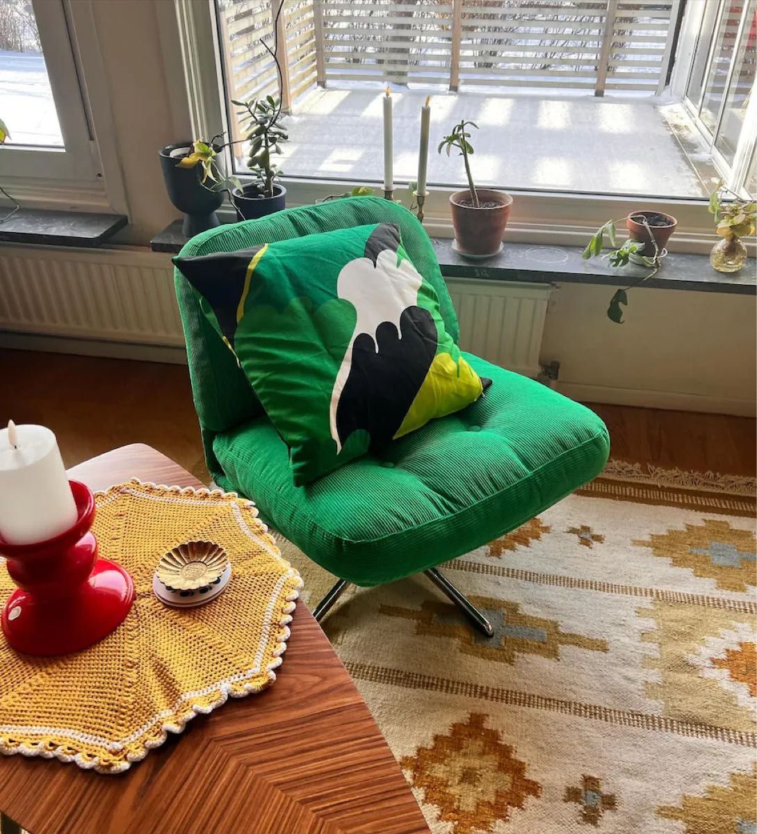 新品・未開封】イケア IKEA ディヴリンゲ 回転パーソナルチェア