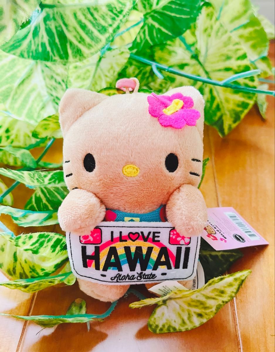 ご当地キティストラップ ハワイ限定ゴルフ 日焼けキティ kitty Hawaii