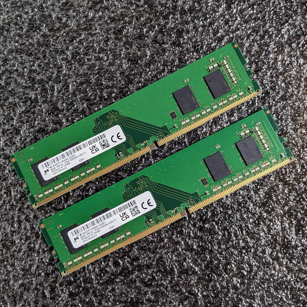 crucial メモリー 8GB 2枚計16GB 中古 DDR4-2666 Crucial