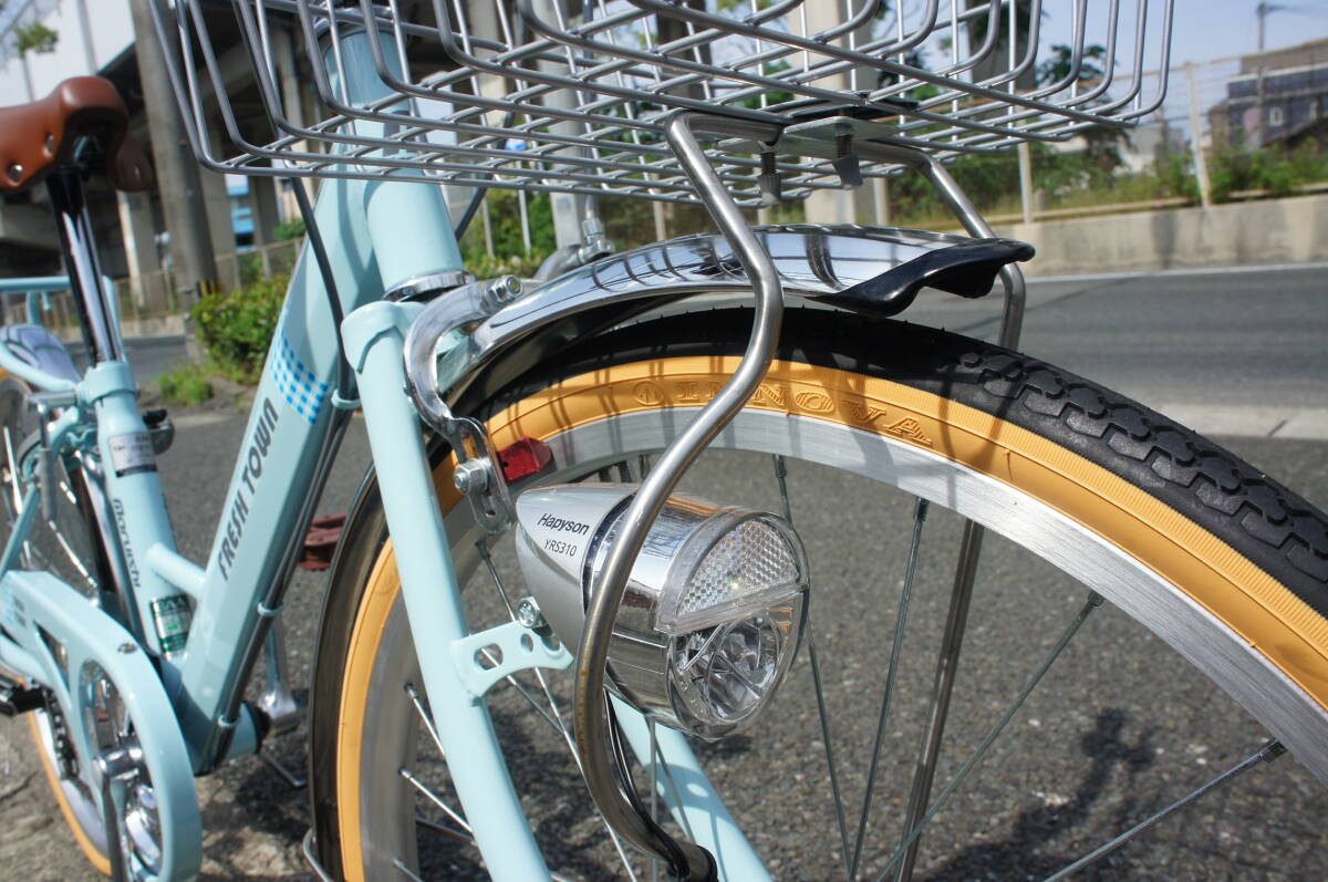 丸石 MARUISHI フレッシュタウンJr FRESH TOWN 22インチ 丸石サイクル