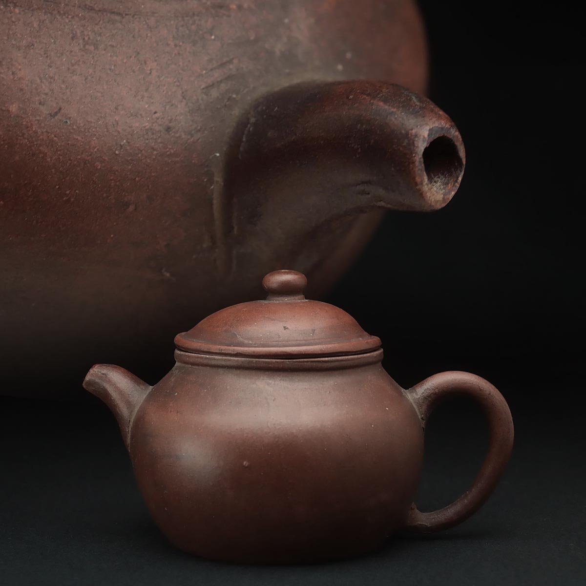 茶壺 【流】中国美術 鉄画軒製 朱泥急須 CA468 鉄画軒製